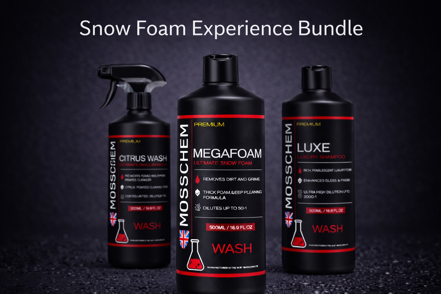 EXLEAR WASHING FOAM 120g 2個セット Mosschem Premium Snow Foam Experience Bundle