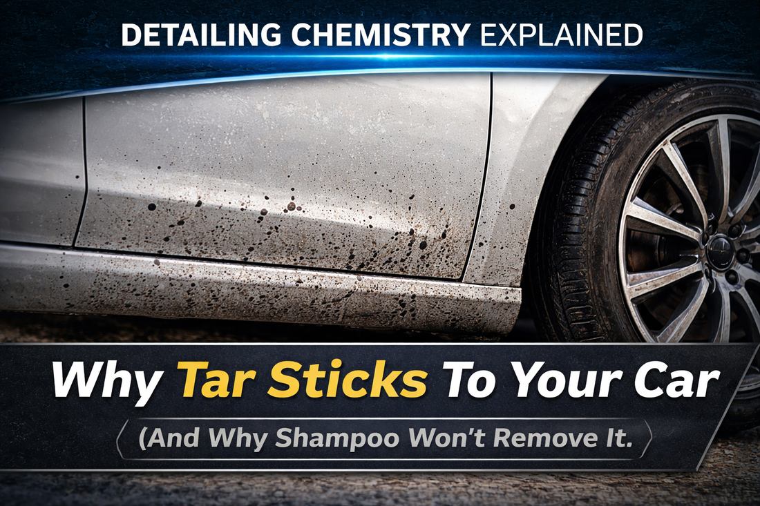 Why Tar Sticks to Your Car (And Why Shampoo Won’t Remove It)
