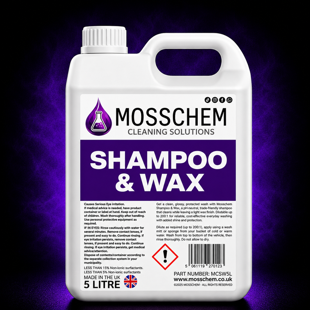 Car Shampoo With Wax – Mosschem