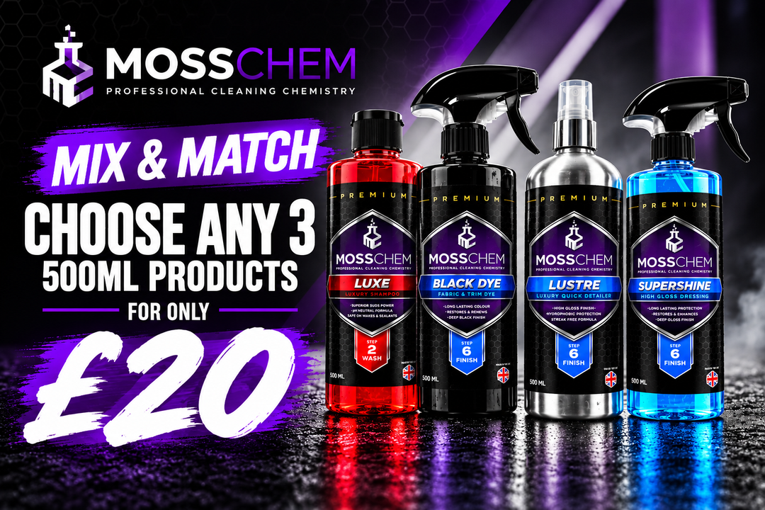 Mosschem Mix &amp; Match – Any 3 for £20